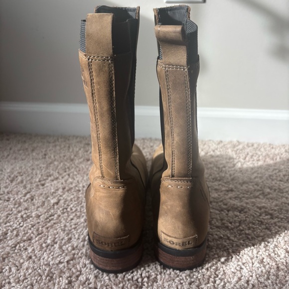 Excellent Condition Sorel Emelie Mid Calf Waterproof Leather Boots - Picture 4 of 8